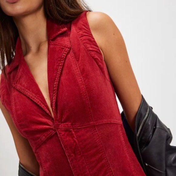 Free People Pants - Free People NWT Ring the Alarm Cordoroy Jumpsuit